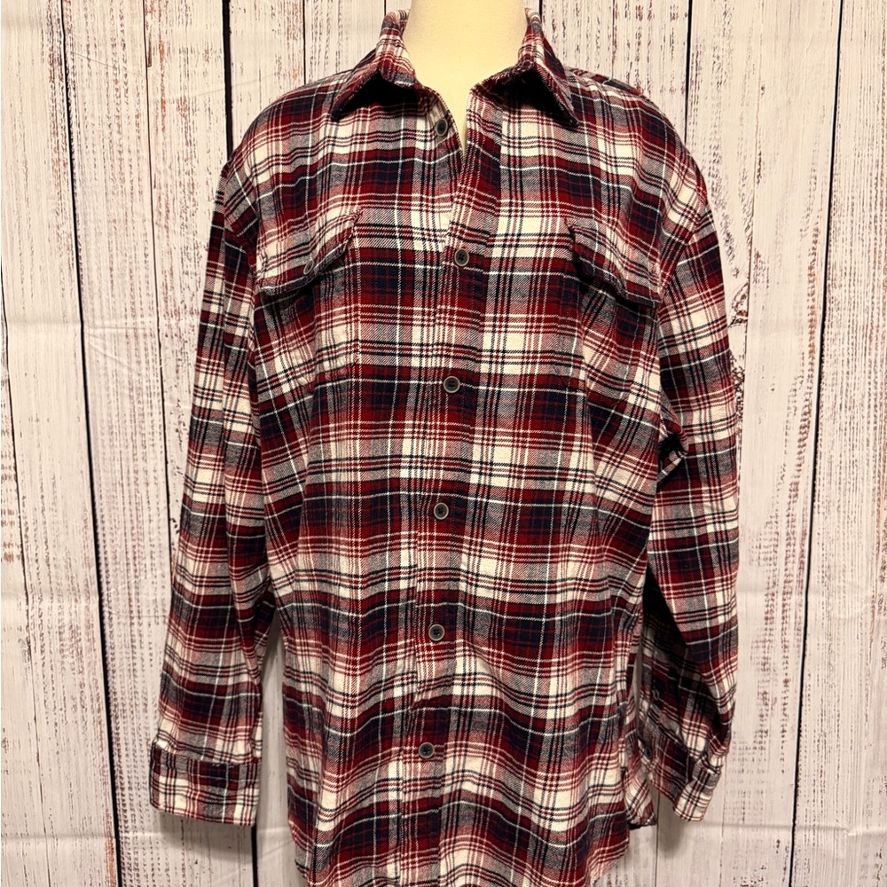 Jachs Red and White Plaid Shirt‎
